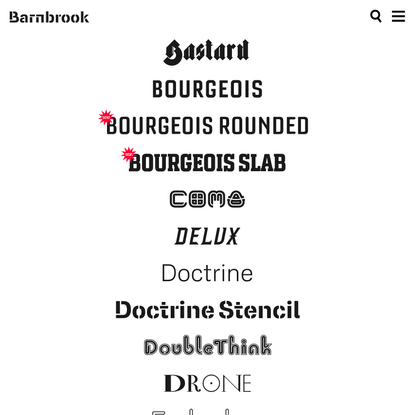 Fonts — Barnbrook