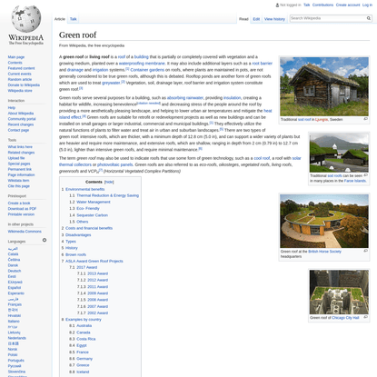 Green roof - Wikipedia