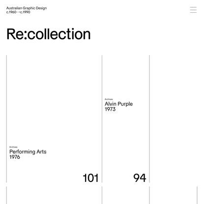 Re:collection | Home
