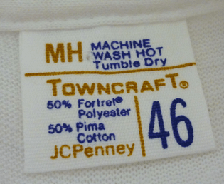 NOS / Vintage 1970s Towncraft T Shirt / XL / 46 / Towncraft / 70s T Shirt / 1970s T Shirt / New Old Stock / Deadstock / L / Blank T Shirt - $24.99 USD