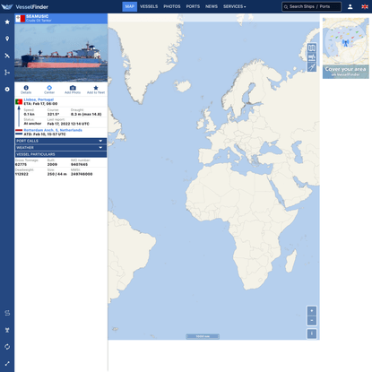 Free AIS Ship Tracker - VesselFinder