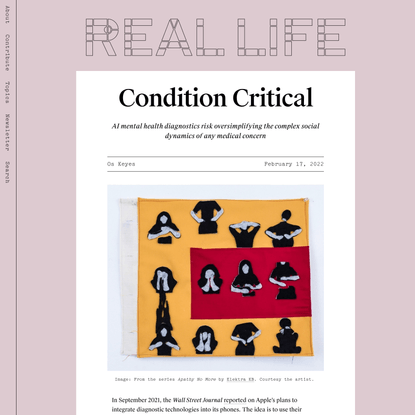 Condition Critical — Real Life