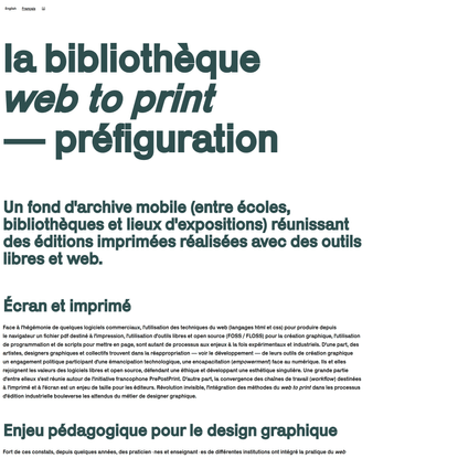 Bibliothèque web-to-print