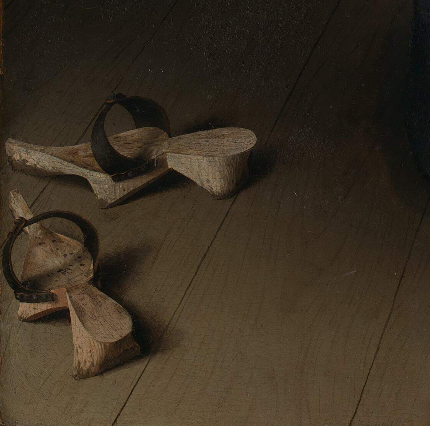 Shoes from Jan van Eyck's Arnolfini Portrait (1434)
