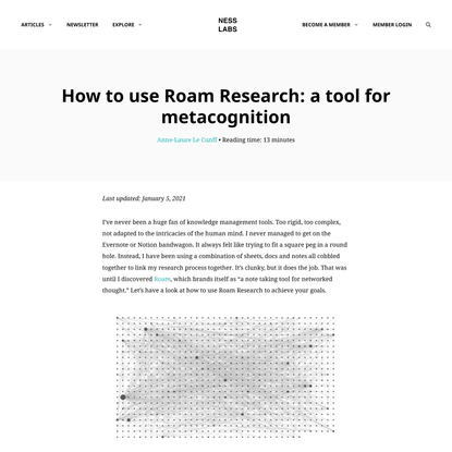 How to use Roam Research: a tool for metacognition