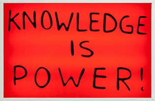 Sam Durant, Knowledge is Power! (2015)