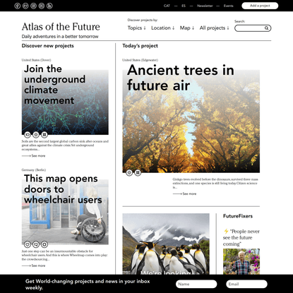 Home | Atlas of the Future