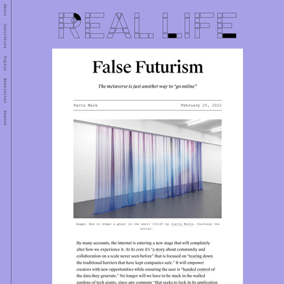 False Futurism — Real Life