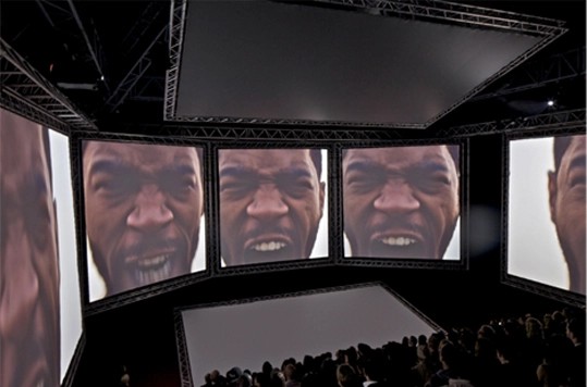 Seven Screen Pavilion Experience for Kanye West “Cruel Summer”, 2012