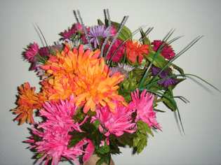 fake flowers for props