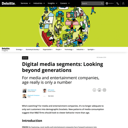 Digital media segments: Looking beyond generations