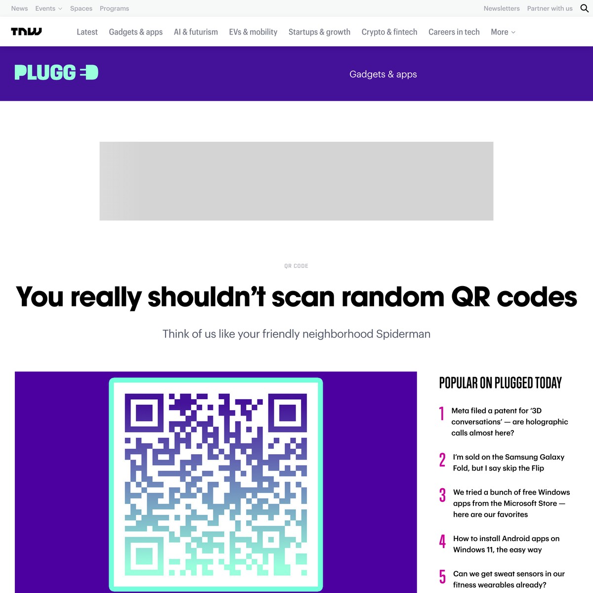 You really shouldn’t scan random QR codes — Are.na