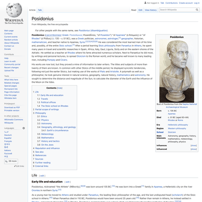 Posidonius - Wikipedia