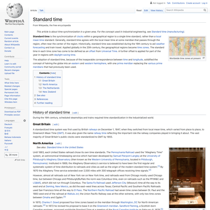Standard time - Wikipedia