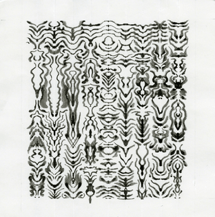 Bruce Conner - Untitled Inkblot Drawing (1423) (2003)