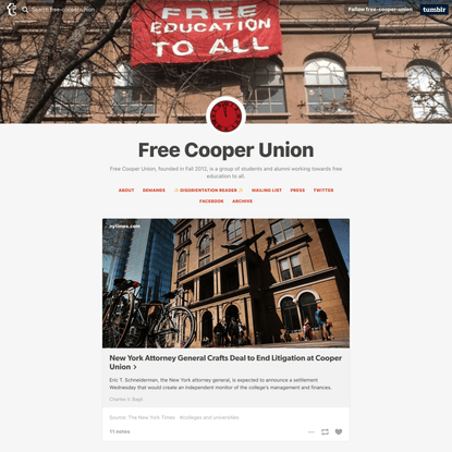 Free Cooper Union