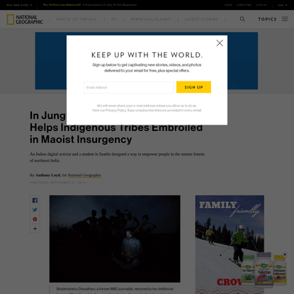 In Jungles of India, New Phone App Helps Indigenous Tribes Embroiled in Maoist Insurgency