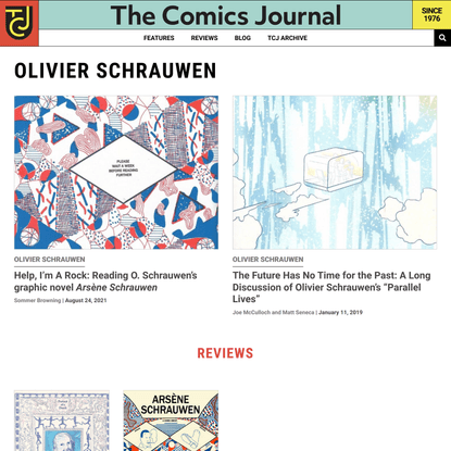 Olivier Schrauwen - The Comics Journal