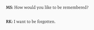 Rei Kawakubo interview @ Style.com