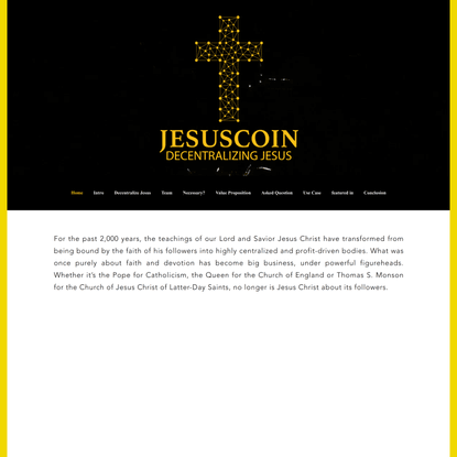 Home | Jesus Coin