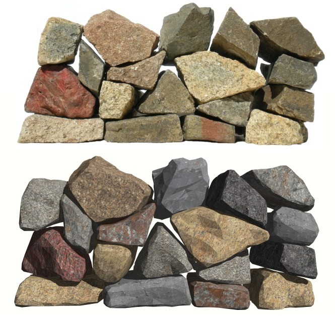 Rock Solver, real and virtual rocks