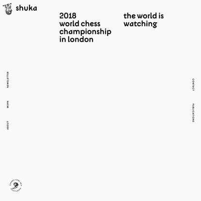 Shuka ♞ 2018 London chess championship venue branding