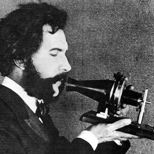 Alexander Graham Bell speaks