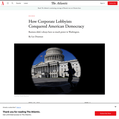 How Corporate Lobbyists Conquered American Democracy