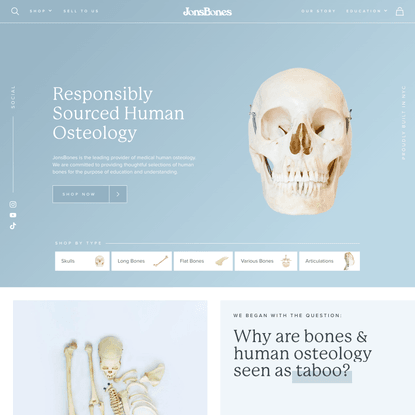 Real Human Bones for Sale | JonsBones