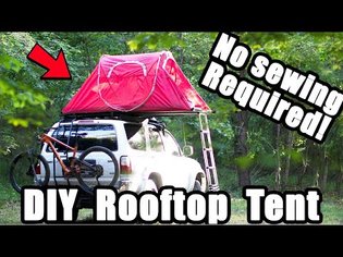 Super Cheap DIY Rooftop Tent!!