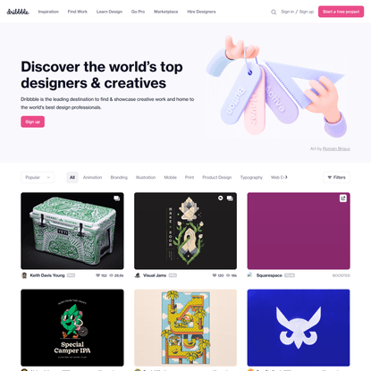 Dribbble - Discover the World’s Top Designers &amp; Creative Professionals