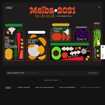 Melba | Sofia Design Festival | 11-21 November 2021