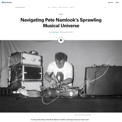 Navigating Pete Namlook’s Sprawling Musical Universe