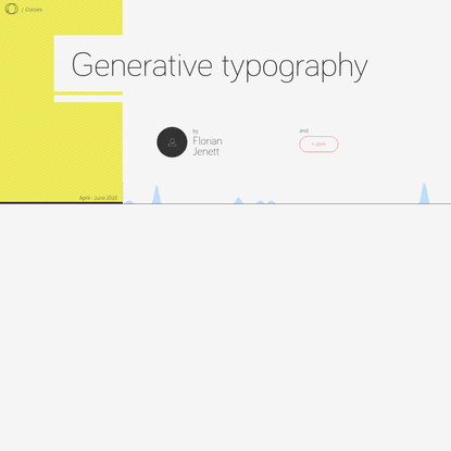Sketches by Generative typography on OpenProcessing
