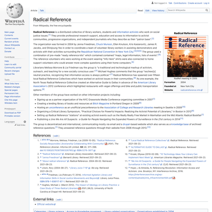 Radical Reference - Wikipedia