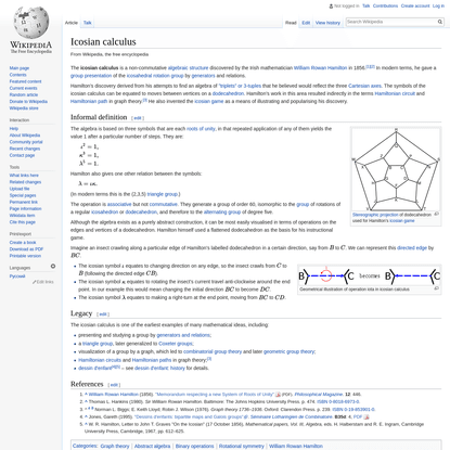 Icosian calculus - Wikipedia