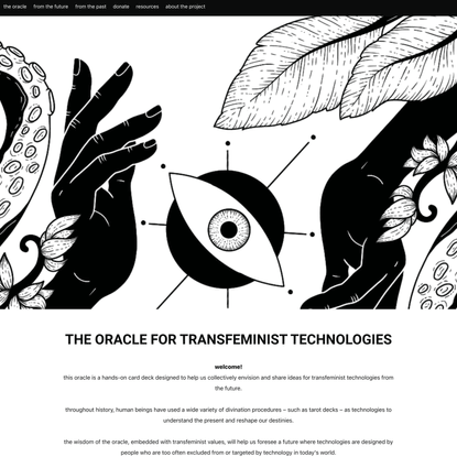 The Oracle for Transfeminist Technologies