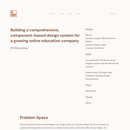 Building a Component-Based Design System - CFI — Flo Wong