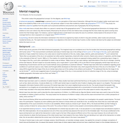 Mental mapping - Wikipedia