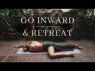 Yin Yoga To Go Inward &amp; Retreat | Healing Frequency in 432 Hz
