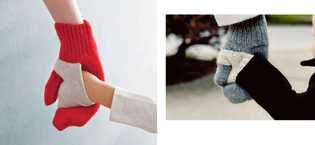 parent/friend/child mittens