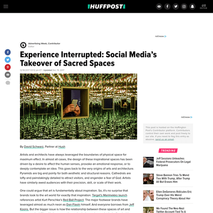 Experience Interrupted: Social Media's Takeover of Sacred Spaces