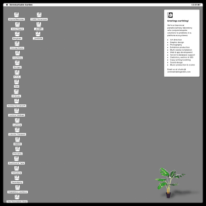Unremarkable Garden