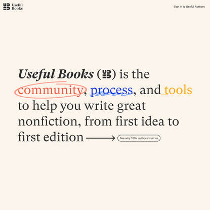 Useful Books - create great nonfiction