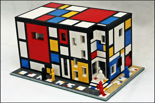 LEGO Mondrian House. Simplicity &amp; Geniality.