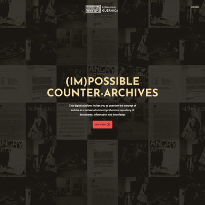Contra-archivos (im)posibles - (Im)possible counter-archives