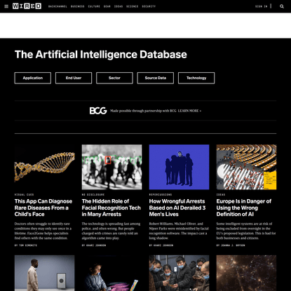 The Artificial Intelligence Database