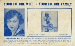 YOUR FUTURE WIFE — Fortune Card (1935)