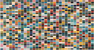 Gerhard Richter, 256 Colors, Oil on Canvas, 1972