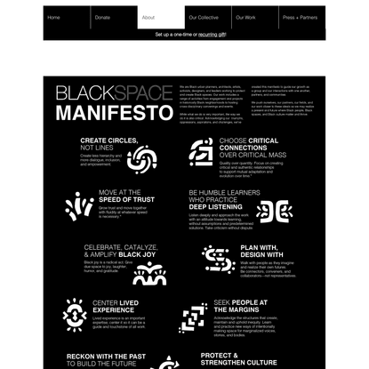 Manifesto | BlackSpace